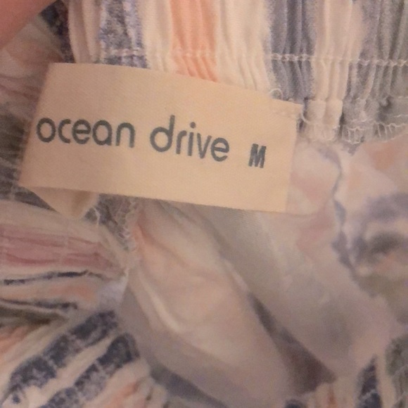 NWT [Ocean Drive] Tie-Dye Ruffled Short Skirt - Elastic Waist - Women's Size M - Picture 8 of 9